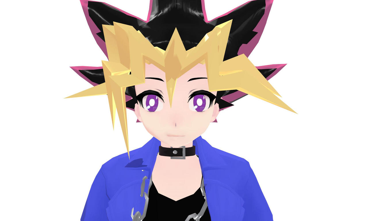 MMD Yu- Gi -Oh! Yugi Model by melychan12 on DeviantArt
