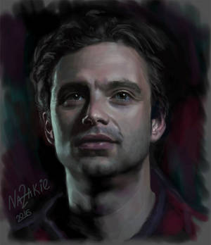 Sebastian Stan digital painting