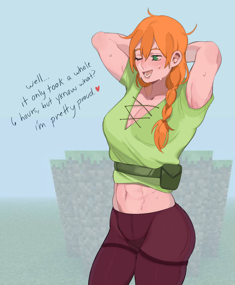 Minecraft Alex 01 By Porqueloin On DeviantArt minecraft-alex-01-by-porqueloin-on-deviantart