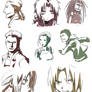 Fullmetal Alchemist Head Shots