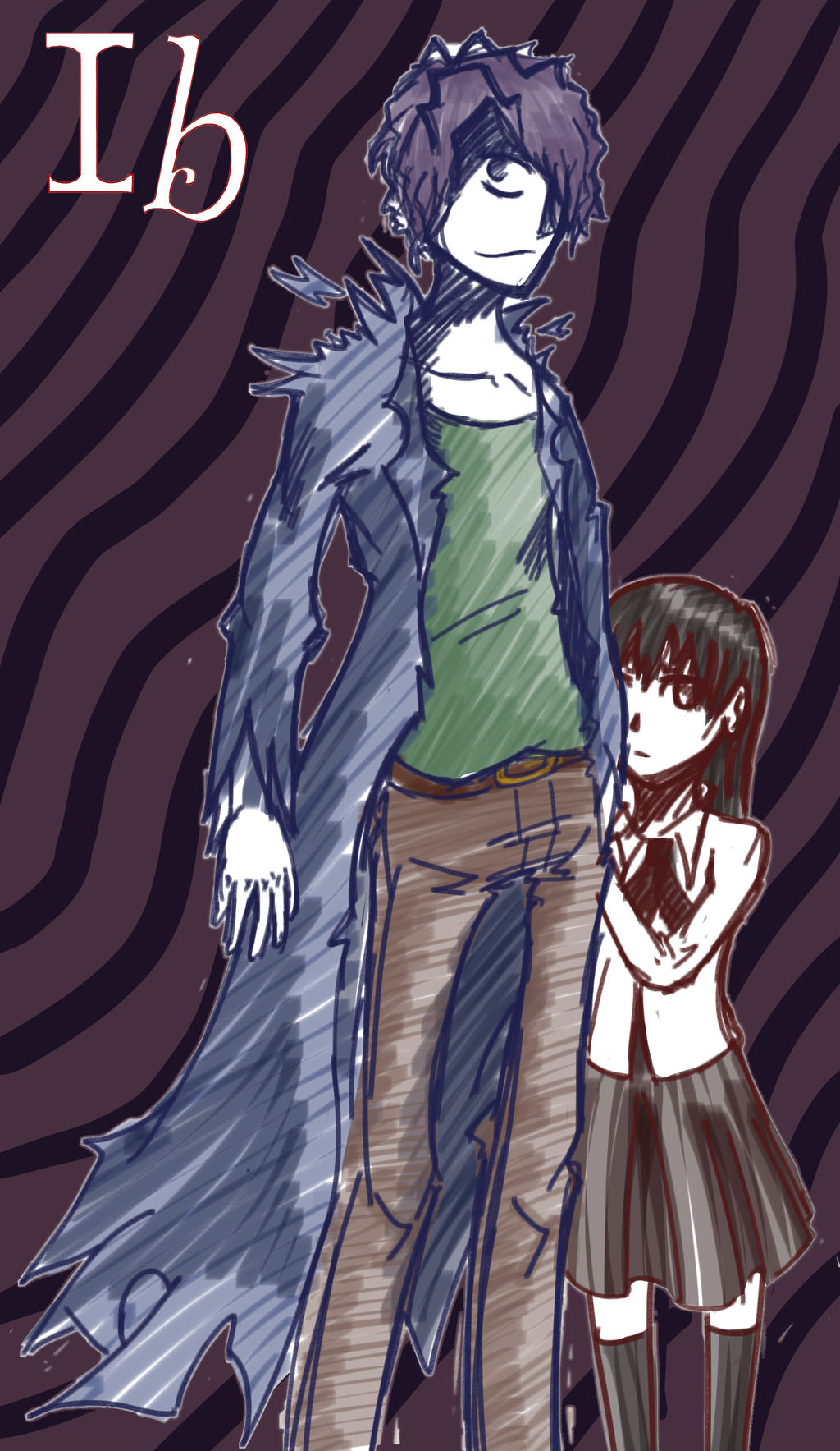 Ib Webcomics Ib Sketch by InsaneMonkey46 on DeviantArt
