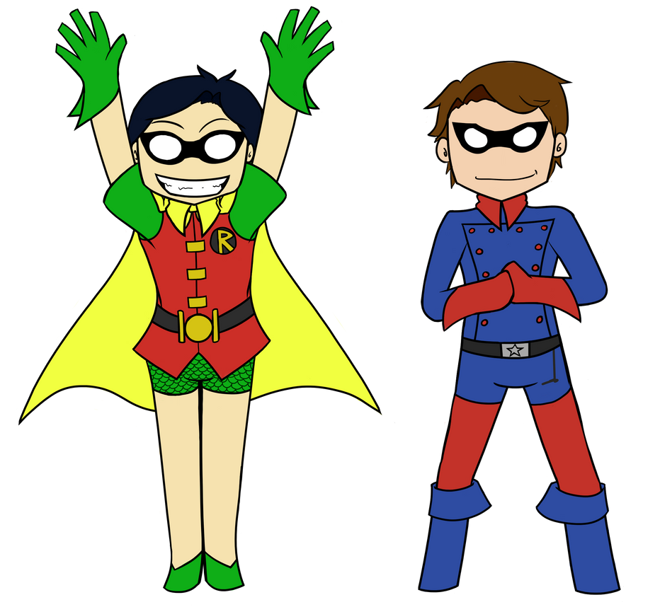 Chibi Robin Chibis: Robin and Bucky by InsaneMonkey46 on DeviantArt
