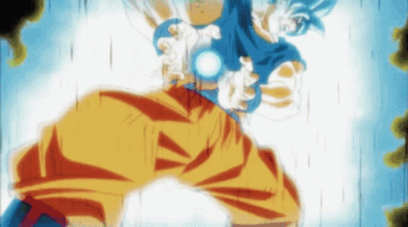 Goku Universal Blue GIF