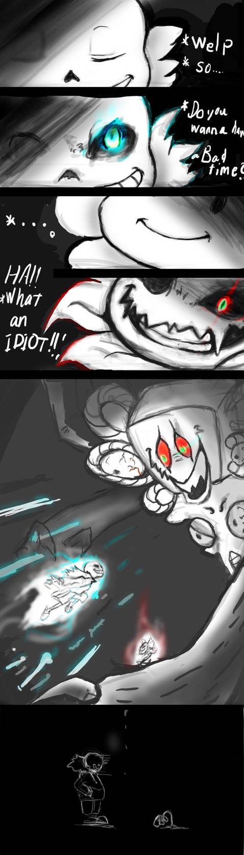 Sans Vs Flowey Undertale By Mega1126 On Deviantart