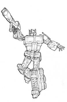 Optimus Prime Sketch