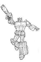 Optimus Prime Sketch