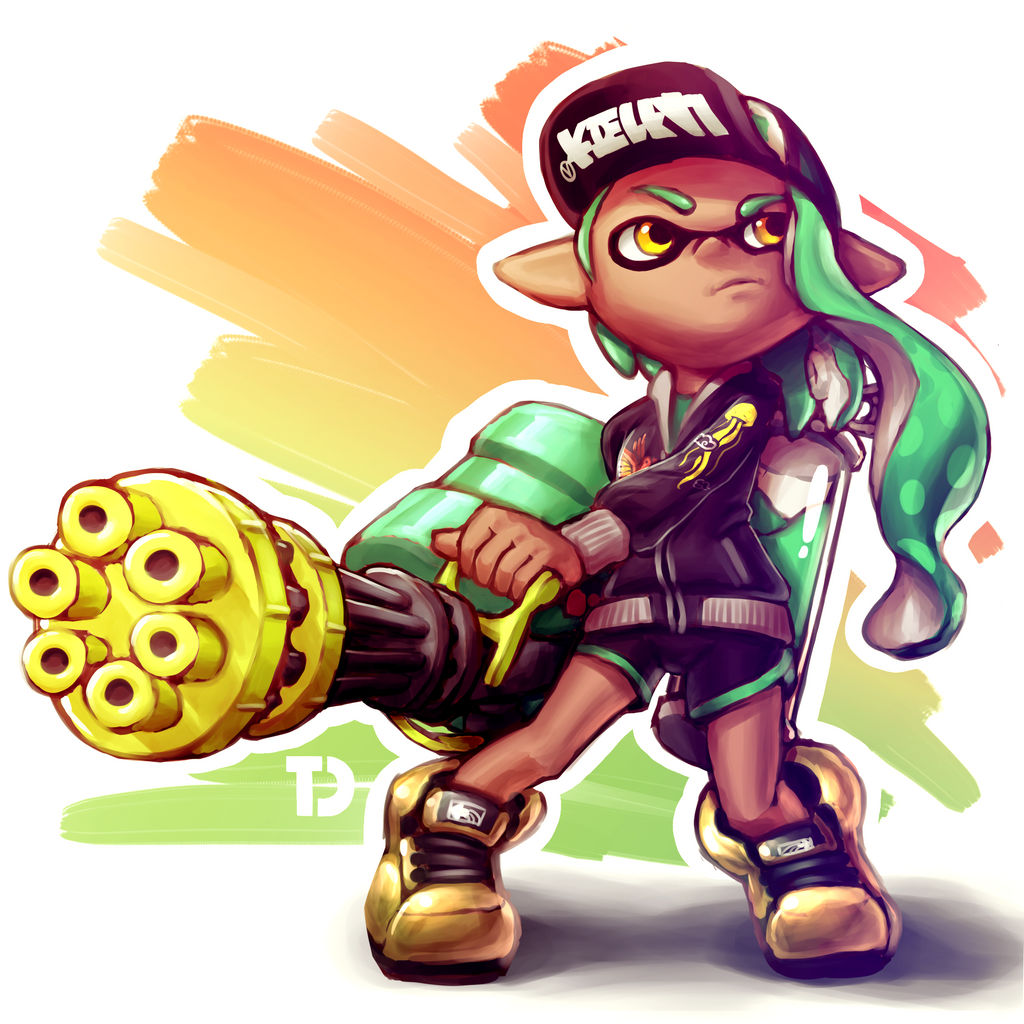 Inkling with Splatling 2 by TooterDoodles on DeviantArt