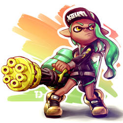 Inkling with Splatling 2