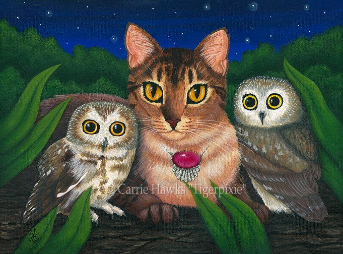 Midnight Watching by tigerpixieart Midnight Watching by tigerpixieart