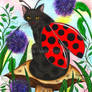 Logan The Ladybug Fairy Cat