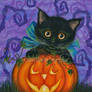 Halloween Black Kitty