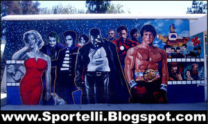 GARY'S VIDEO  MURAL by George Sportelli