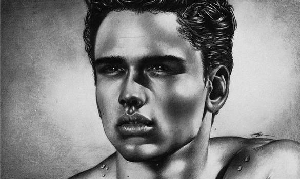 Simon Nessman - Drawing by Davy Oldenburg