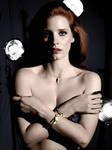 Jessica Chastain colorized