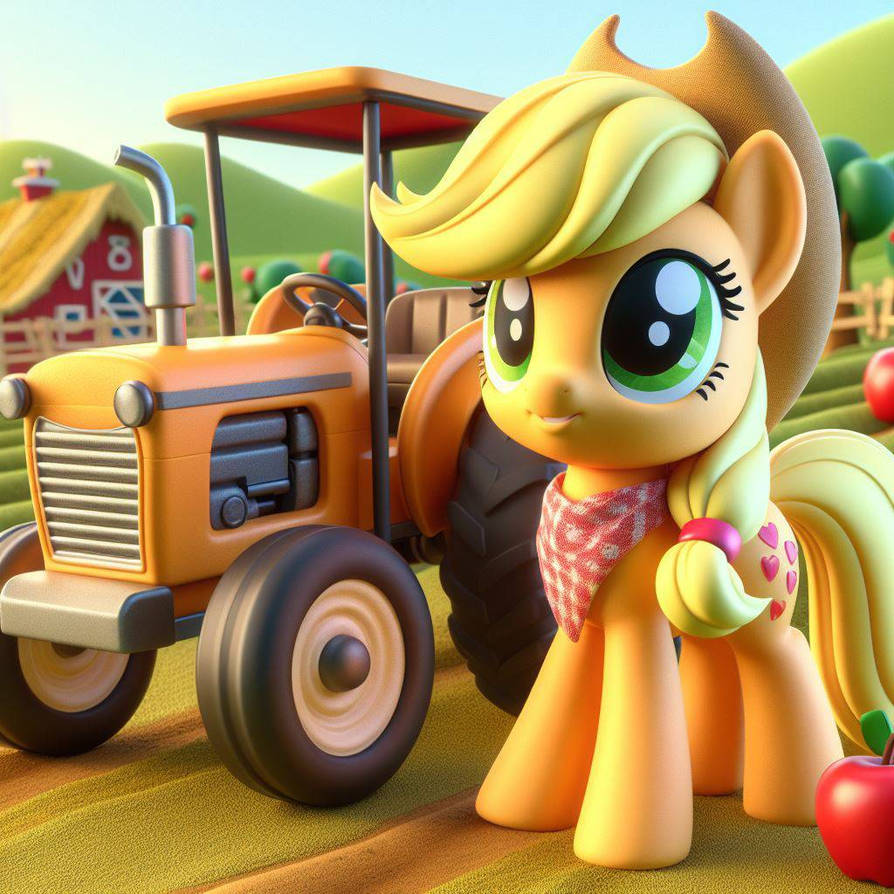 Applejack Tree Applejack's Farm by PicPonies on DeviantArt