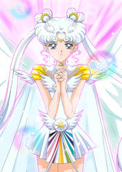 Sailor Cosmos 90s Anime Style