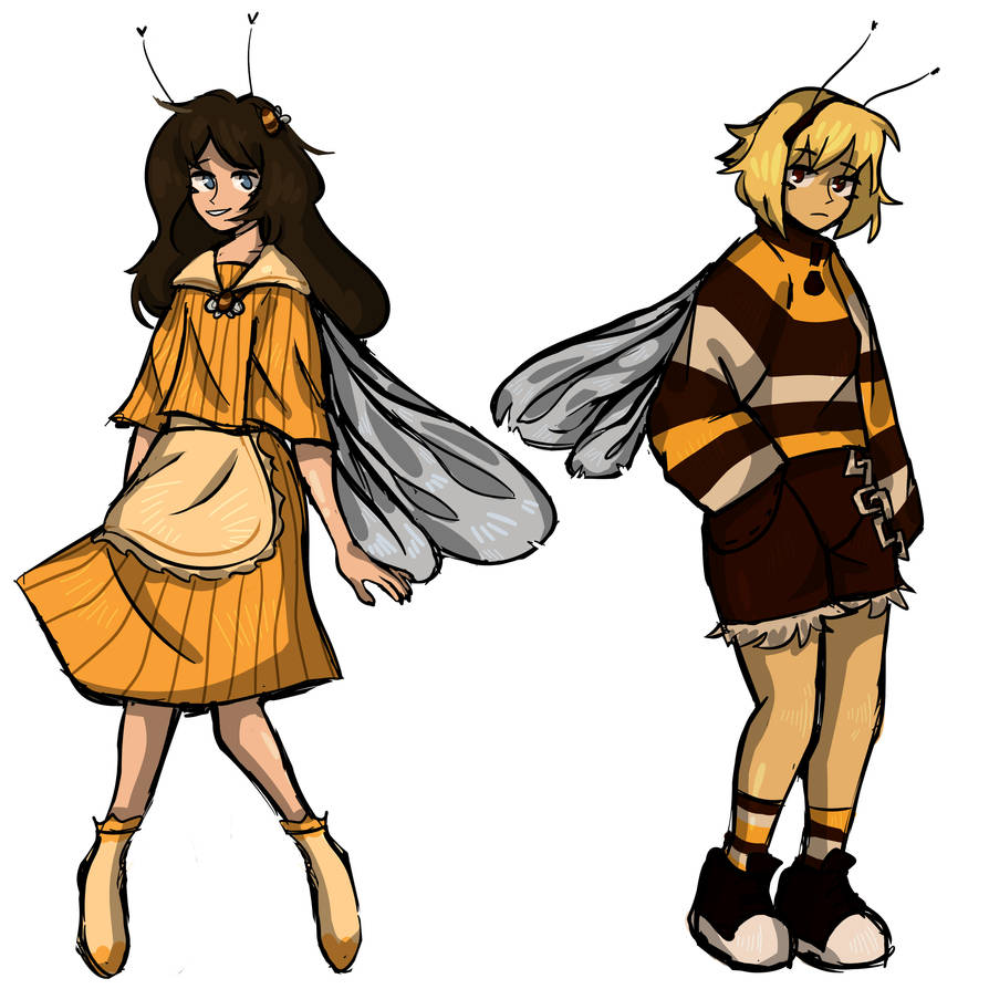 Bee Deviantart Style bees by thefleixx on DeviantArt