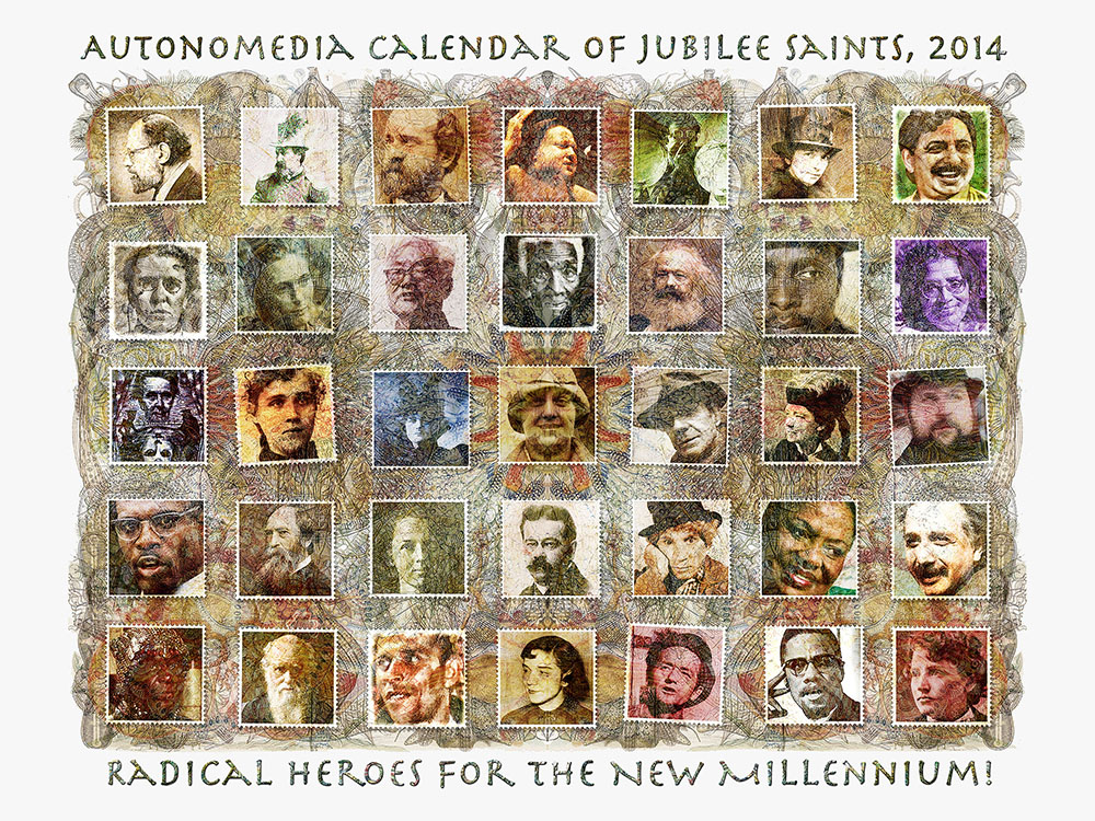 Autonomedia Calendar of Jubilee Saints, 2014