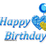 Happy Birthday blue