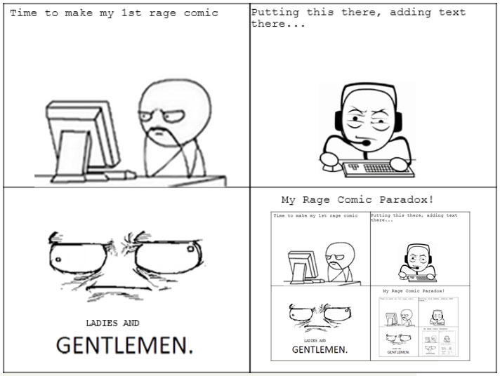 Starting Argument Rage Comic Rage comic paradox by thunder-of-light on DeviantArt