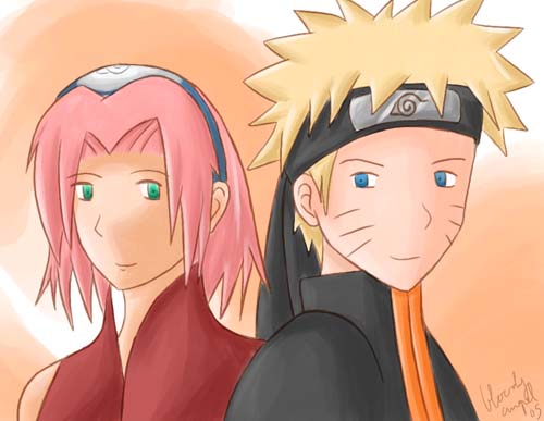 Sakura and Naruto