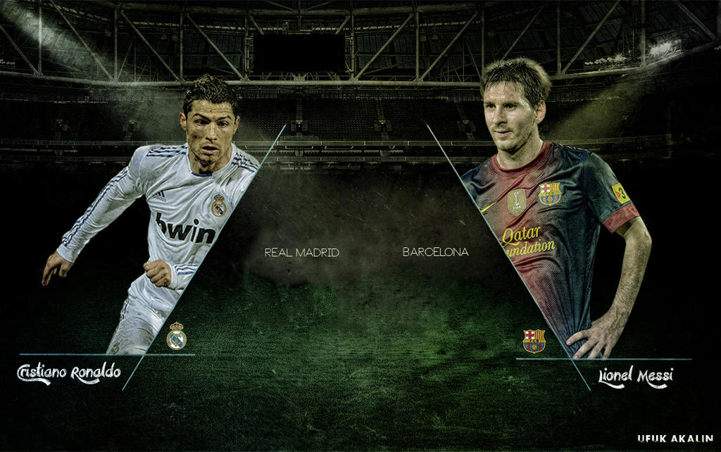 Cristiano Ronaldo vs Lionel Messi - Wallpaper by ufuuk7 on DeviantArt