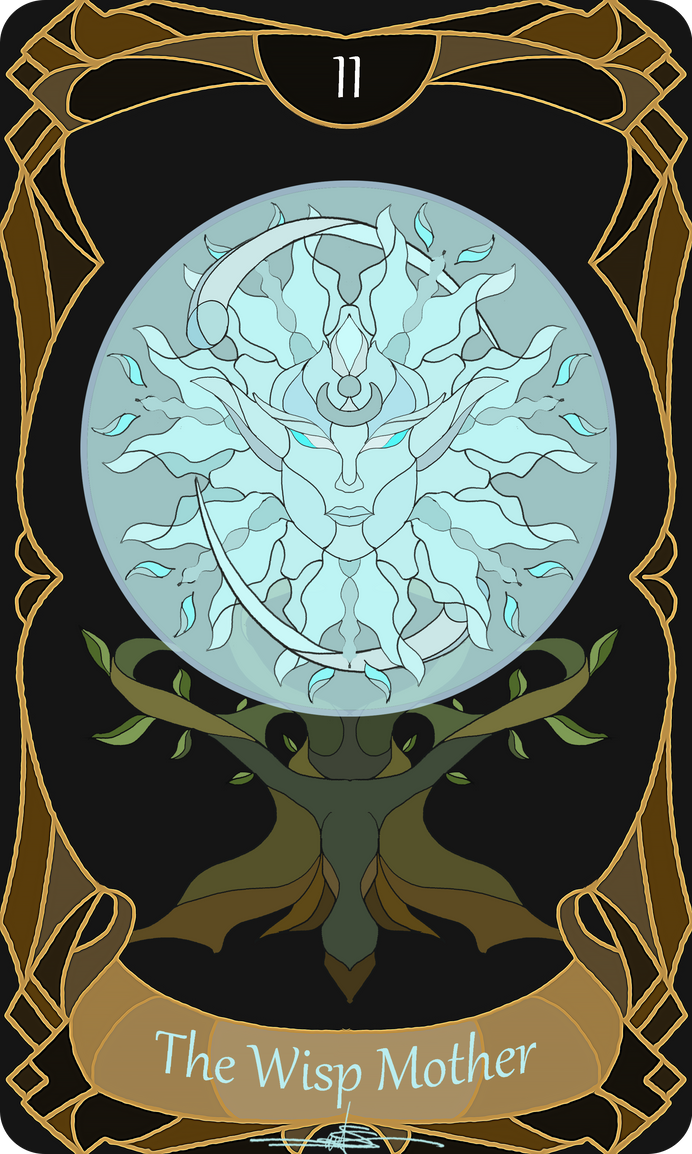 02 TAROT CARD SETUP The Wisp Mother by Fredus-Rex on DeviantArt