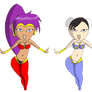 Shantae and Chun Li Dance