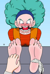 Bulma tickled