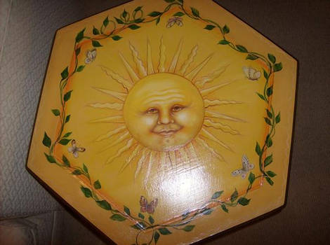 Sun End Table