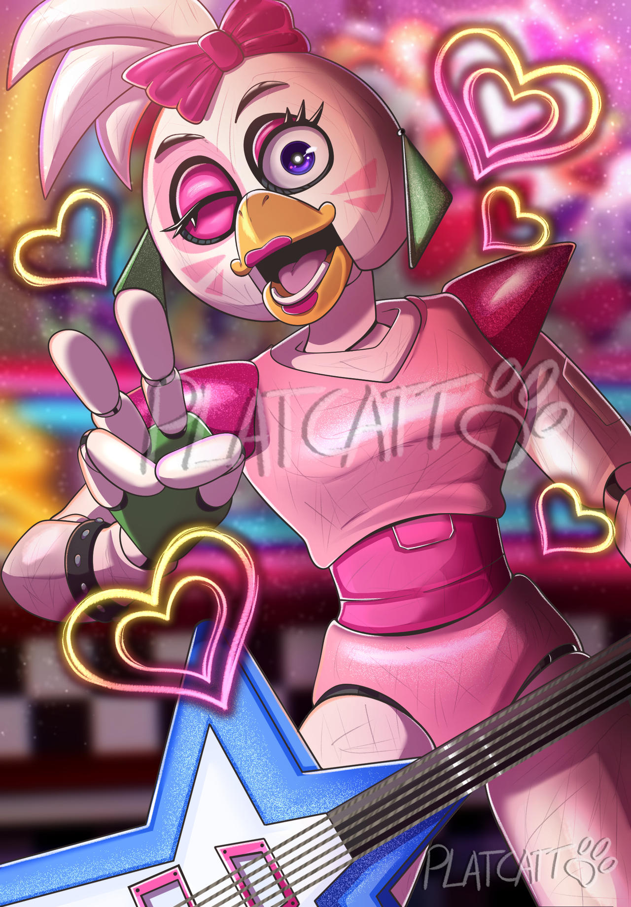 Glamrock Chica By TwinKattStudios On DeviantArt glamrock-chica-by-twinkattstudios-on-deviantart