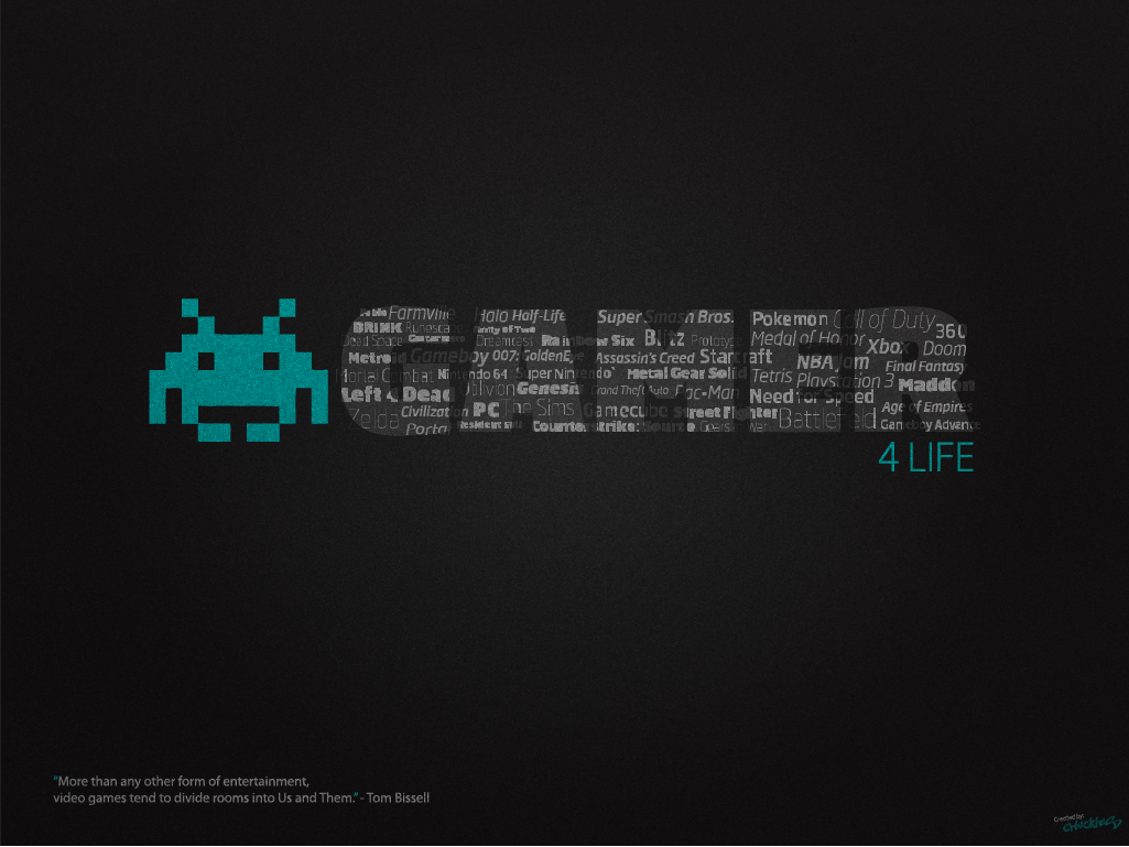 Gamer for Life Desktop Wallpaper