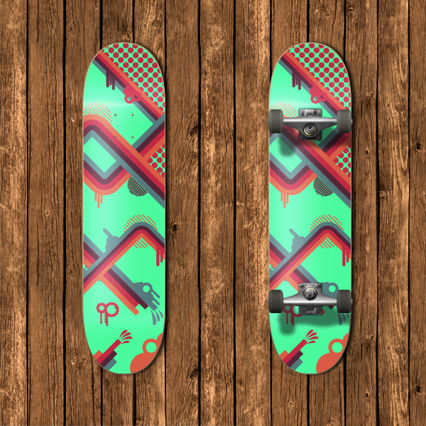 Vector Skateboard Deck 2