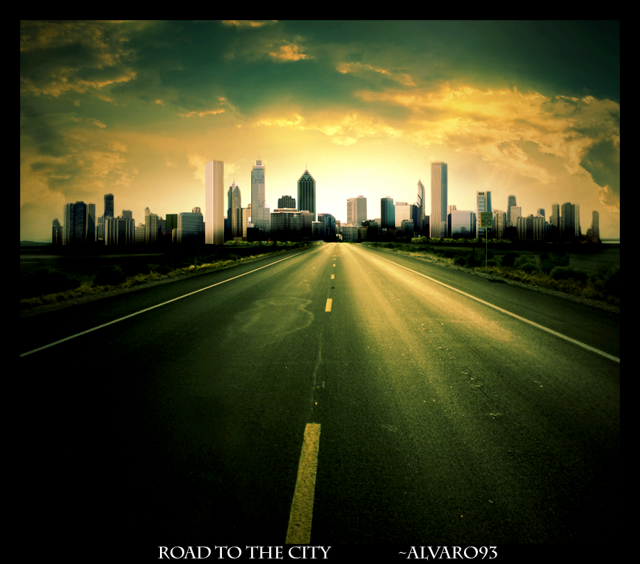 Road To The City By Alvaro93 On Deviantart Road To The City By Alvaro93 On Deviantart