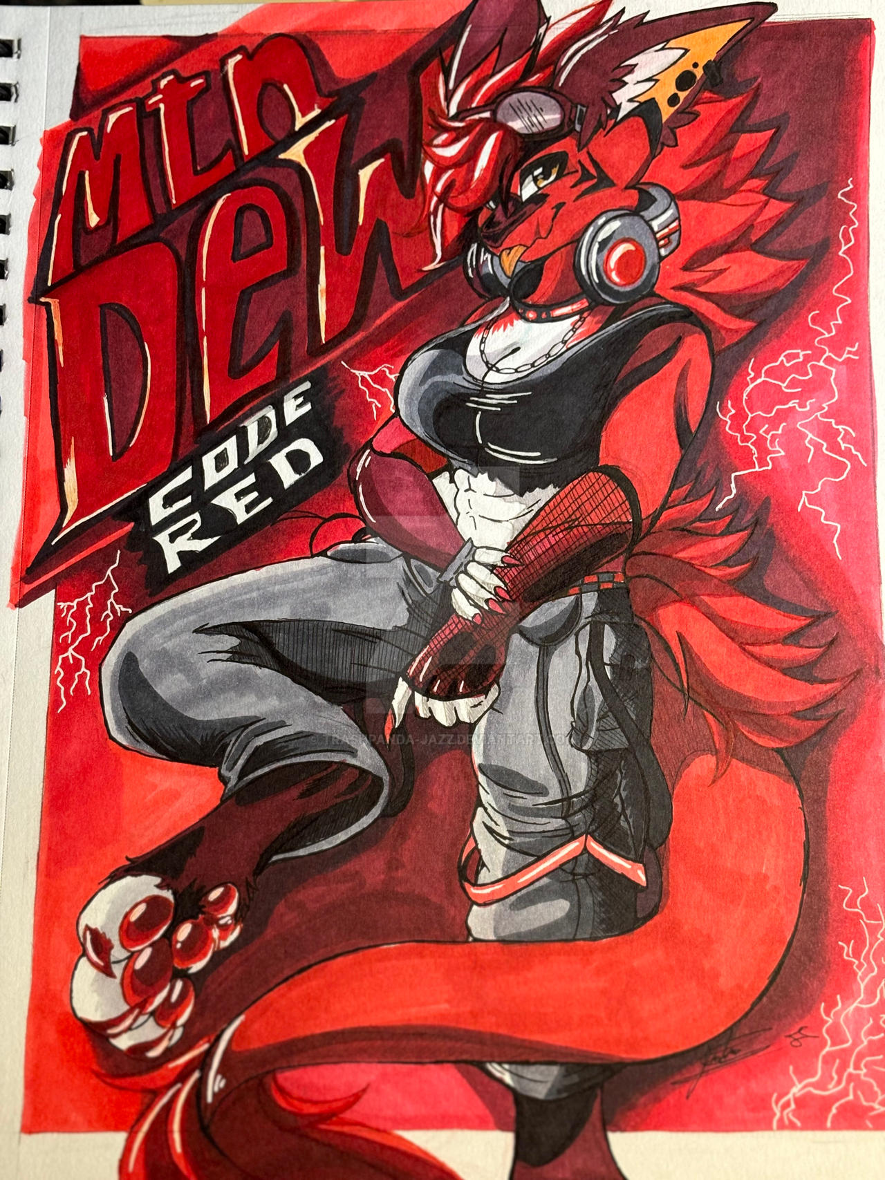 Code Red Mountain Dew Novabeast