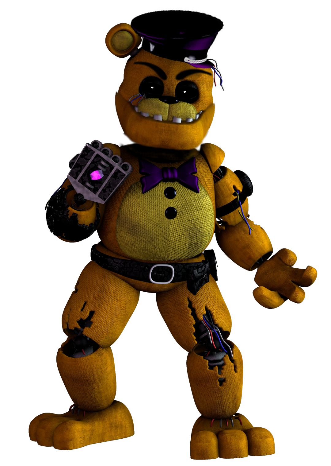 FNaF - Fredbear by KyuuketsukiVentus -- Fur Affinity [dot] net