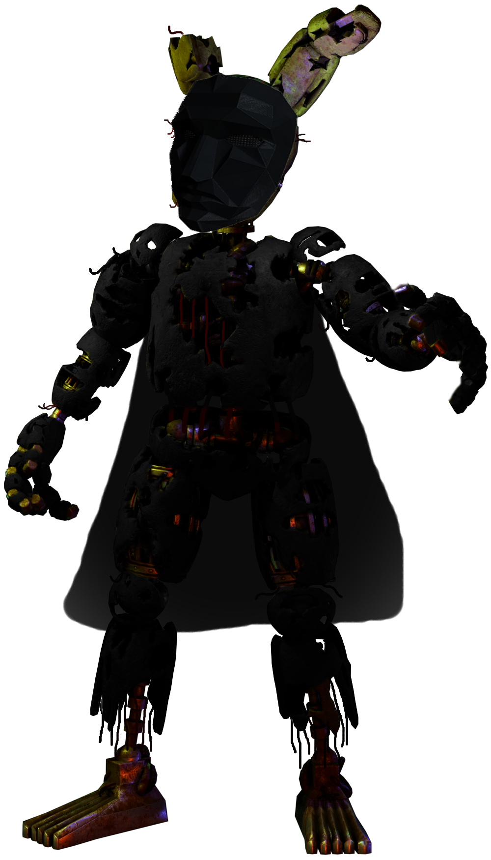 Shattered Springtrap (FNaF AR Skin Concept) by ToxiinGames on
