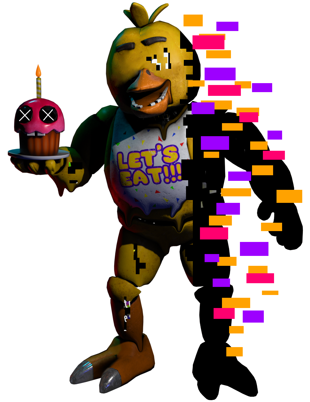 Withered Toy Chica by BlueBearStudios07 on DeviantArt