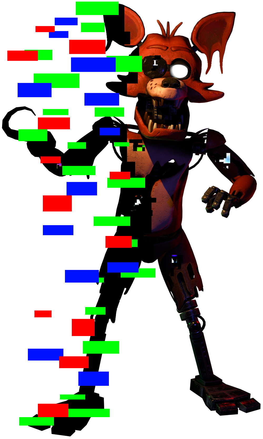 Foxy Ransomware Image Corrupted Foxy by BlueBearStudios07 on DeviantArt