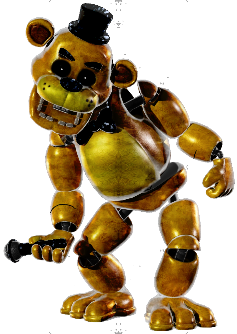 Stylized Fnaf 1 Freddy + Golden Freddy!: fivenightsatfreddys