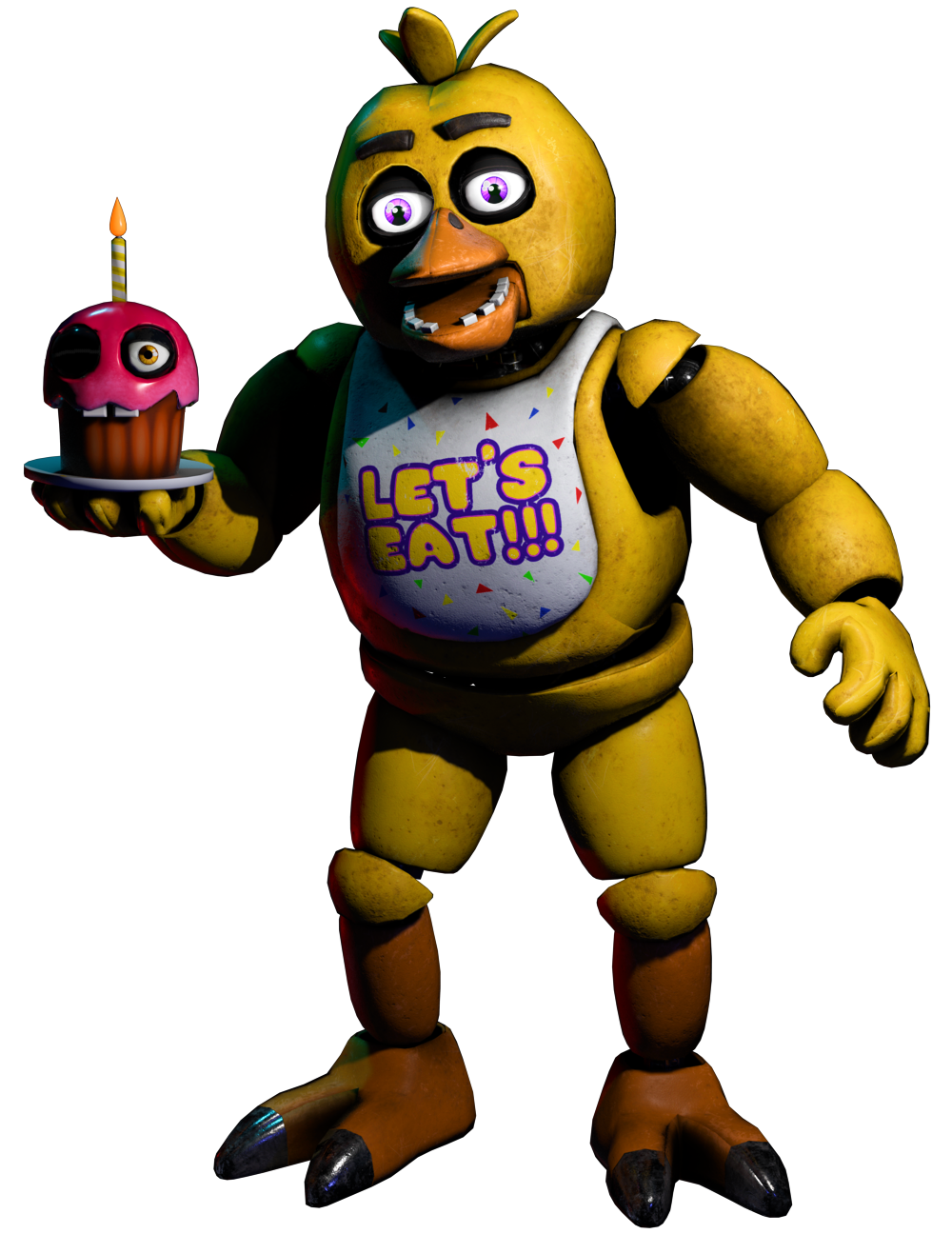 Chibi Withered Chica by XPurplePieX on DeviantArt