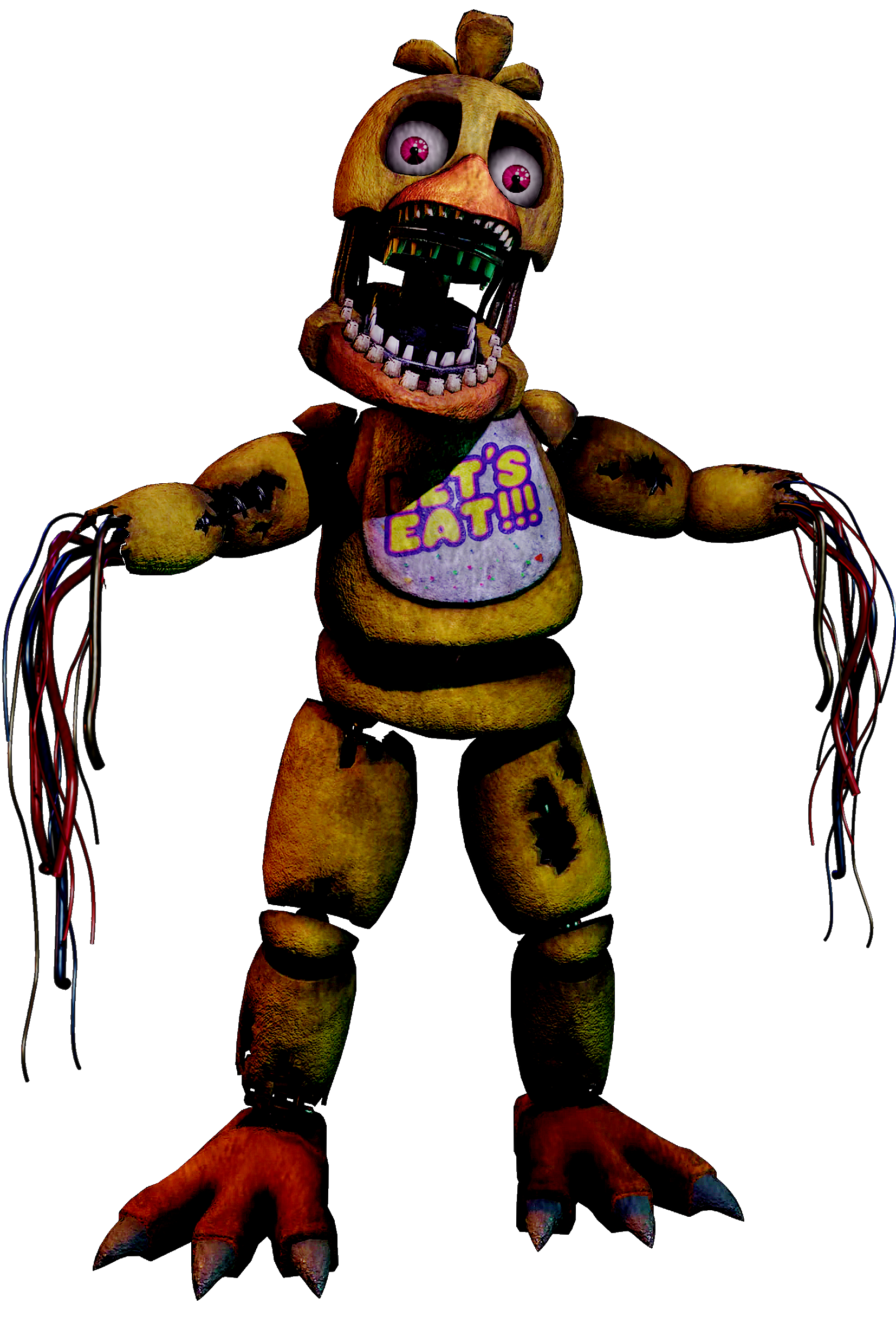 Withered Toy Chica by BlueBearStudios07 on DeviantArt