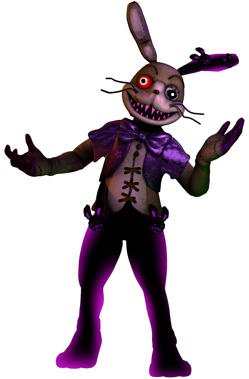 Glitchtrap [Fnaf fanart] by Bunzabloveketchup135 on DeviantArt