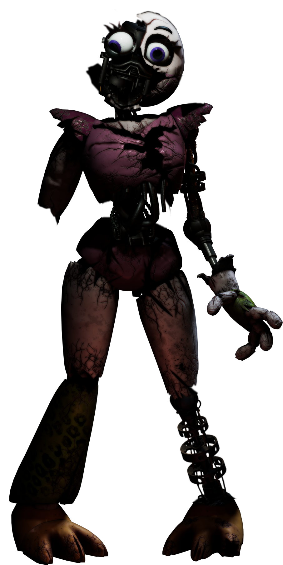 Withered Toy Chica by BlueBearStudios07 on DeviantArt