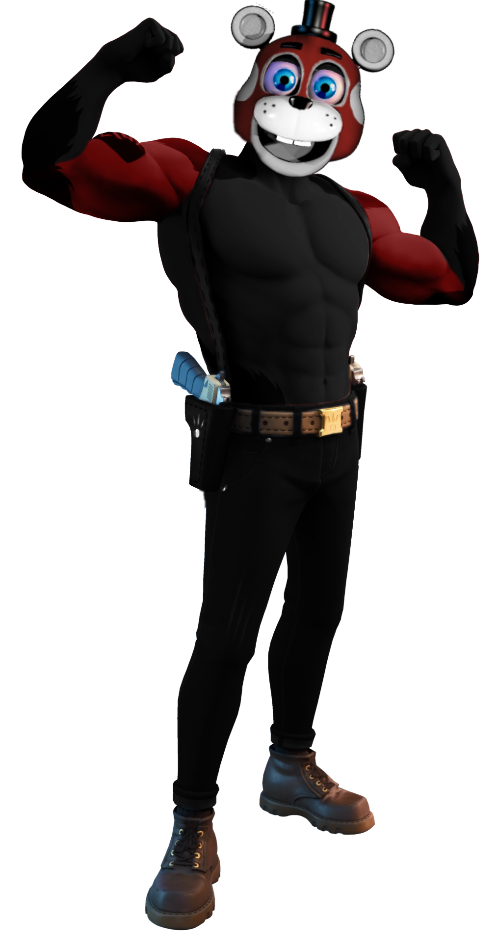 Buff Red Body Buff Red by BlueBearStudios07 on DeviantArt