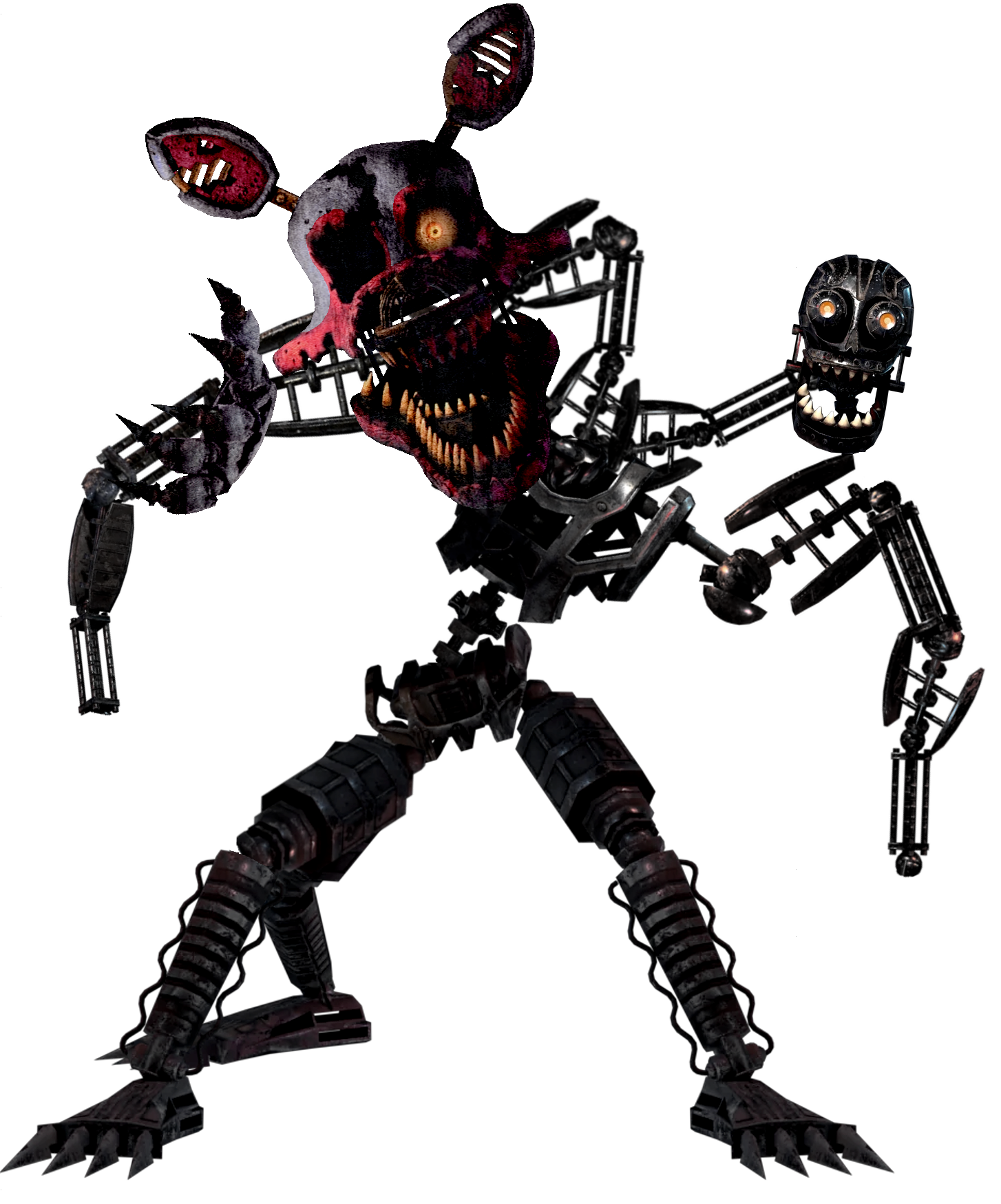 Download Nightmare Foxy - Fredbear Nightmare PNG image for free