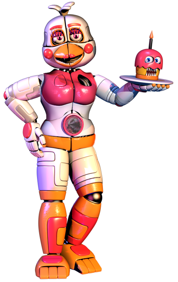 If Funtime Chica was made for FNAF: Sister Location (Edited by me) -  fivenightsatfreddys