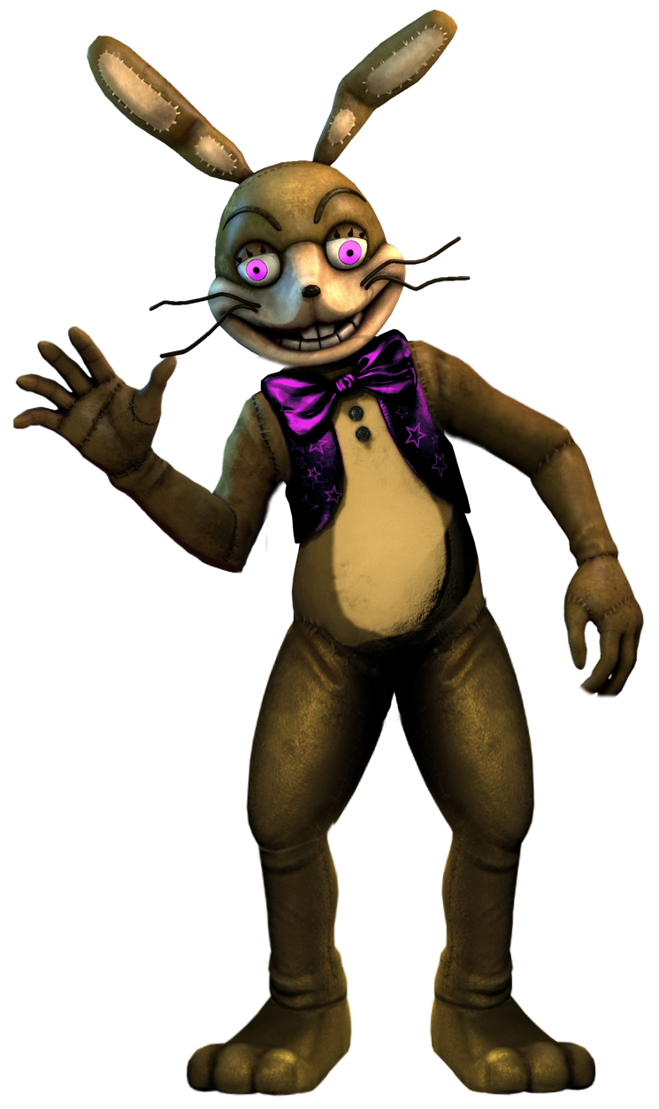 C4D / FNAF VR) glitchtrap full body! by JOYFRED1983 on DeviantArt