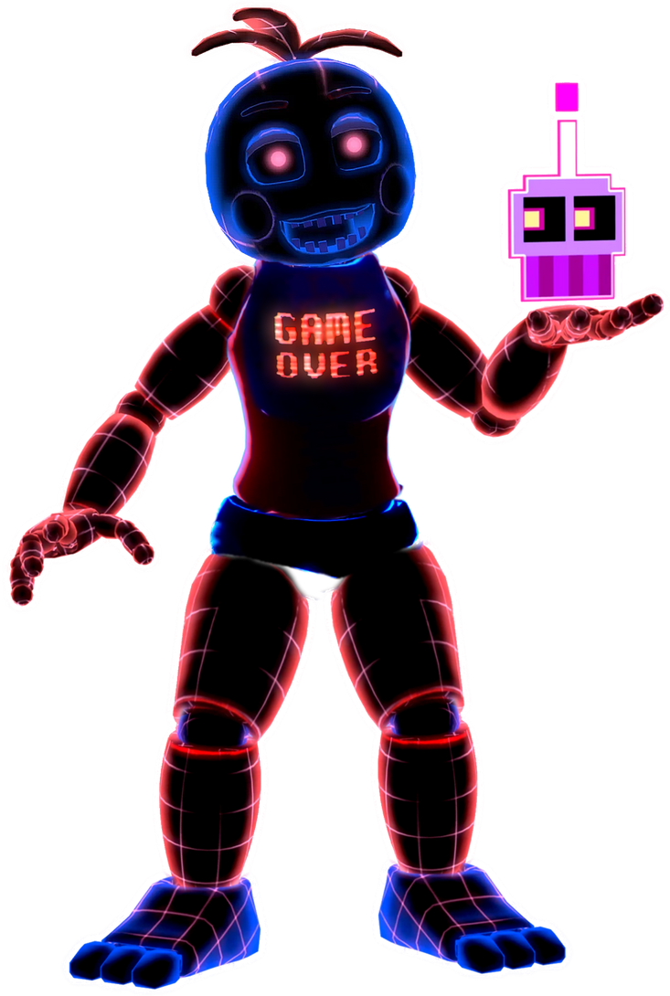 Game Over Cheeka Game Over Toy Chica by BlueBearStudios07 on DeviantArt
