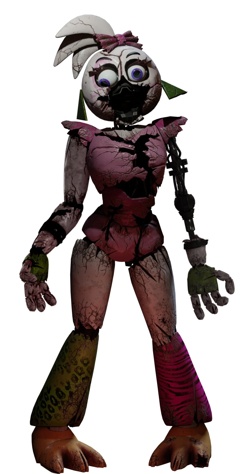 FNAF SB Shattered Roxy full body by Enderziom2004 on DeviantArt